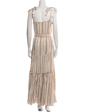Veronica Beard Striped Long Dress