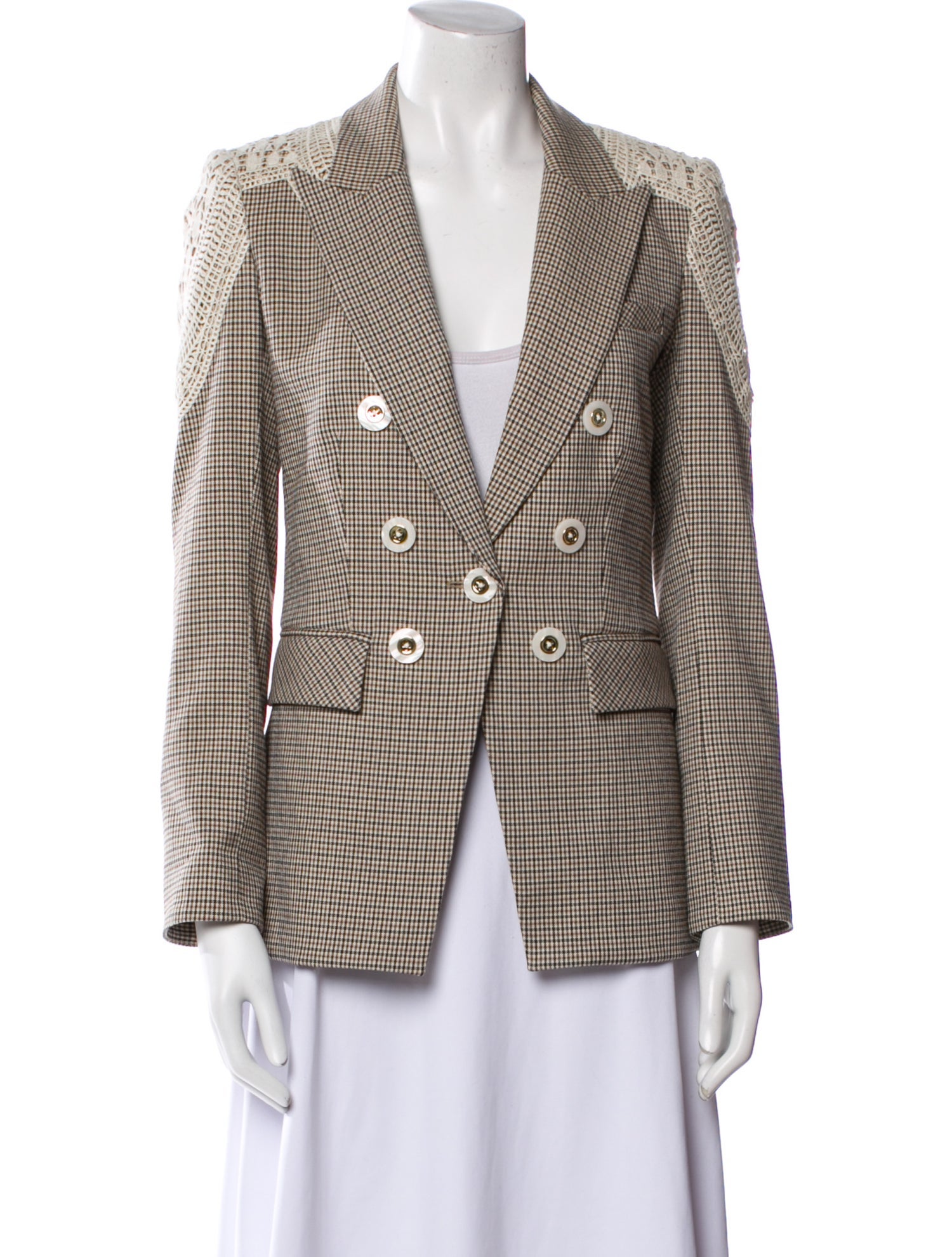 Veronica Beard Plaid Print Blazer w/ Tags