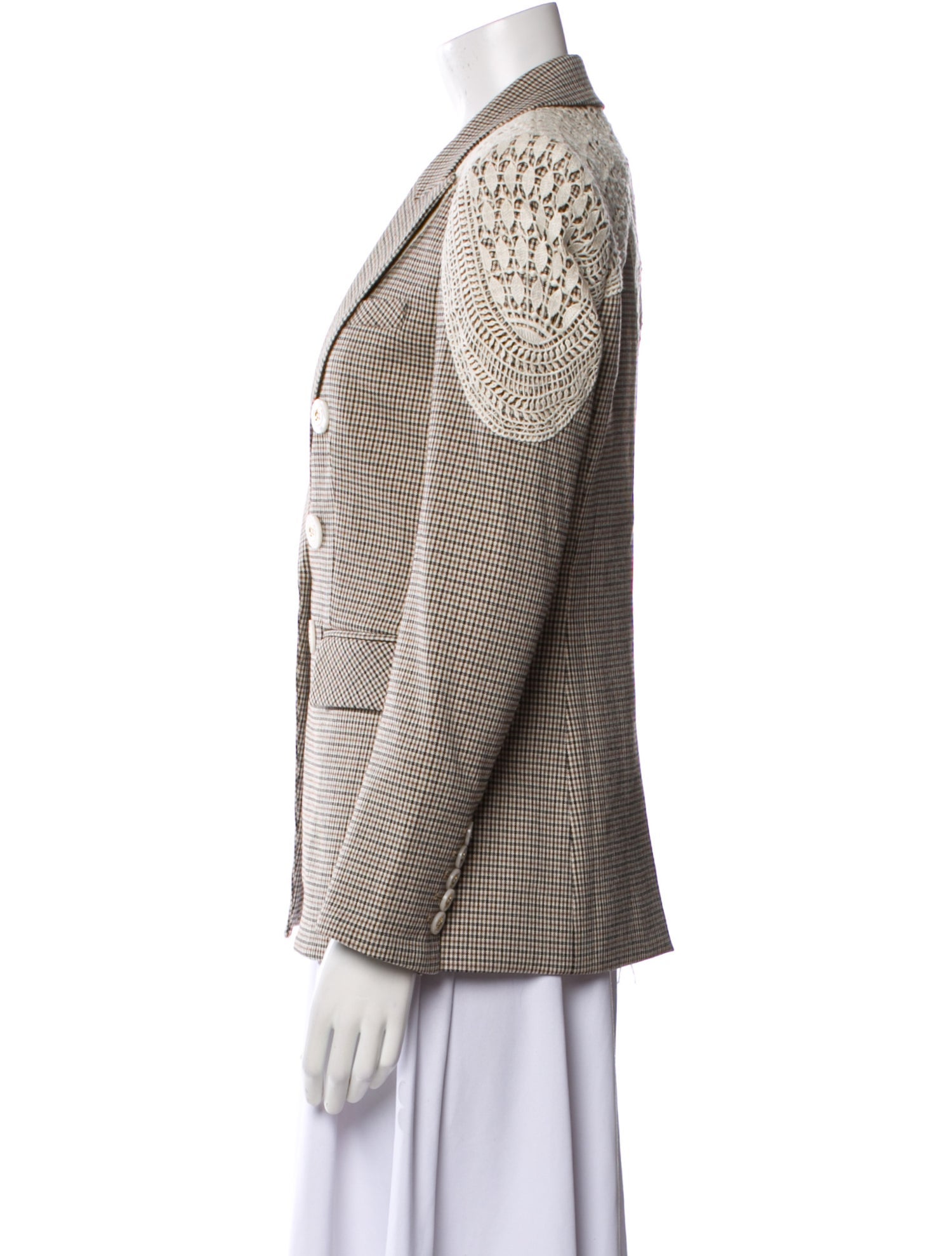 Veronica Beard Plaid Print Blazer w/ Tags