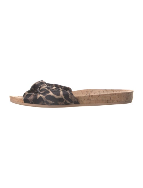 Veronica Beard Animal Print Slides
