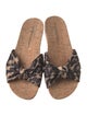 Veronica Beard Animal Print Slides