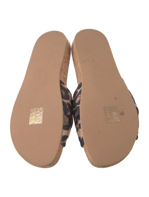 Veronica Beard Animal Print Slides