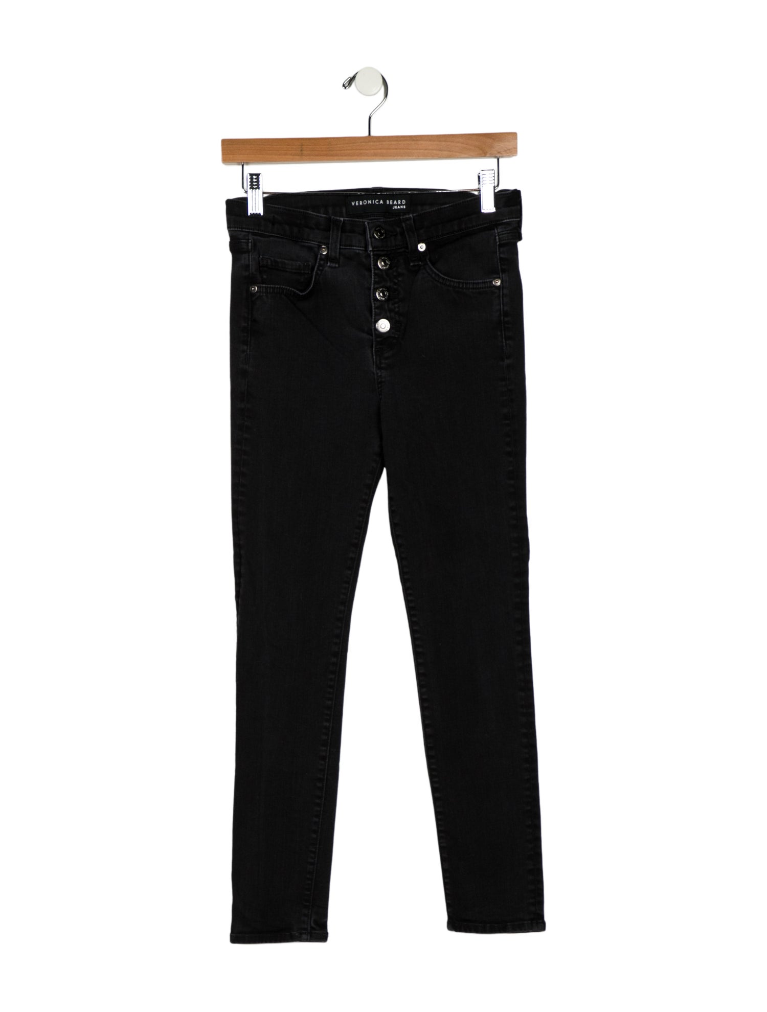 Veronica Beard Mid-Rise Skinny Leg Jeans