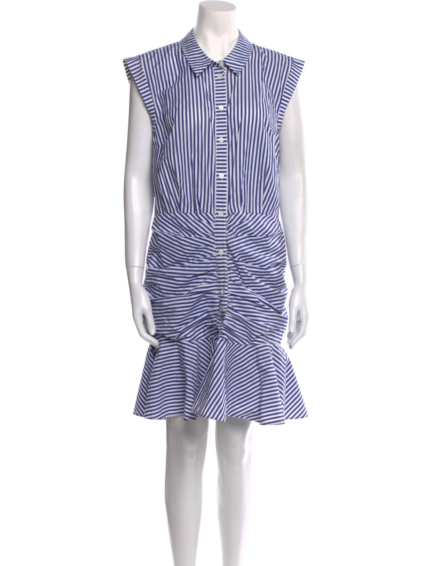 Veronica Beard Striped Mini Dress