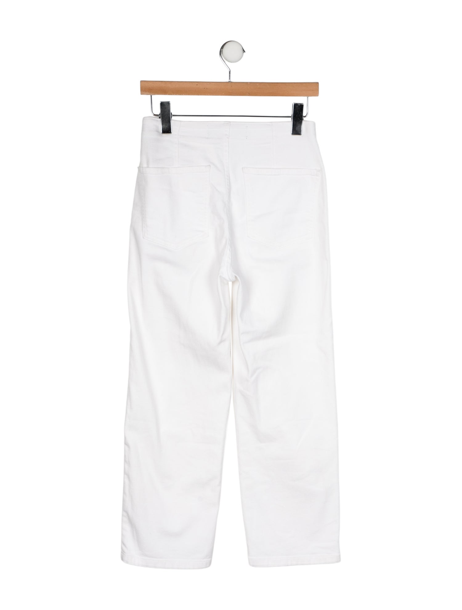 Veronica Beard Mid-Rise Straight Leg Jeans