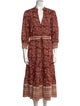 Veronica Beard Paisley Print Long Dress