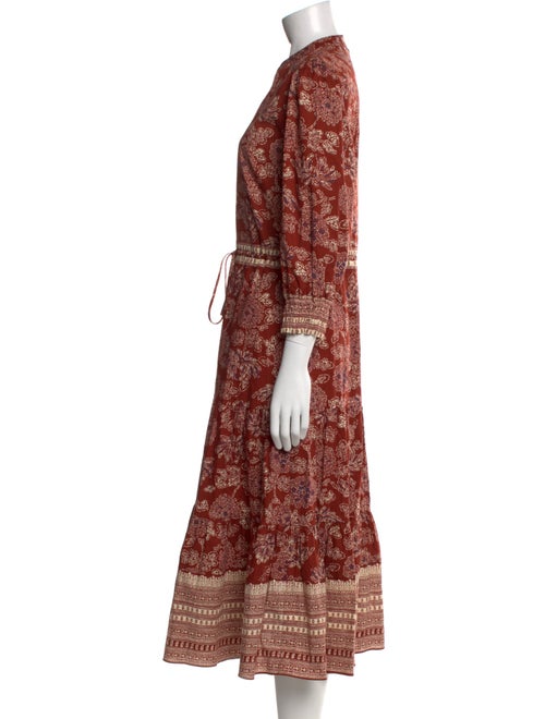 Veronica Beard Paisley Print Long Dress