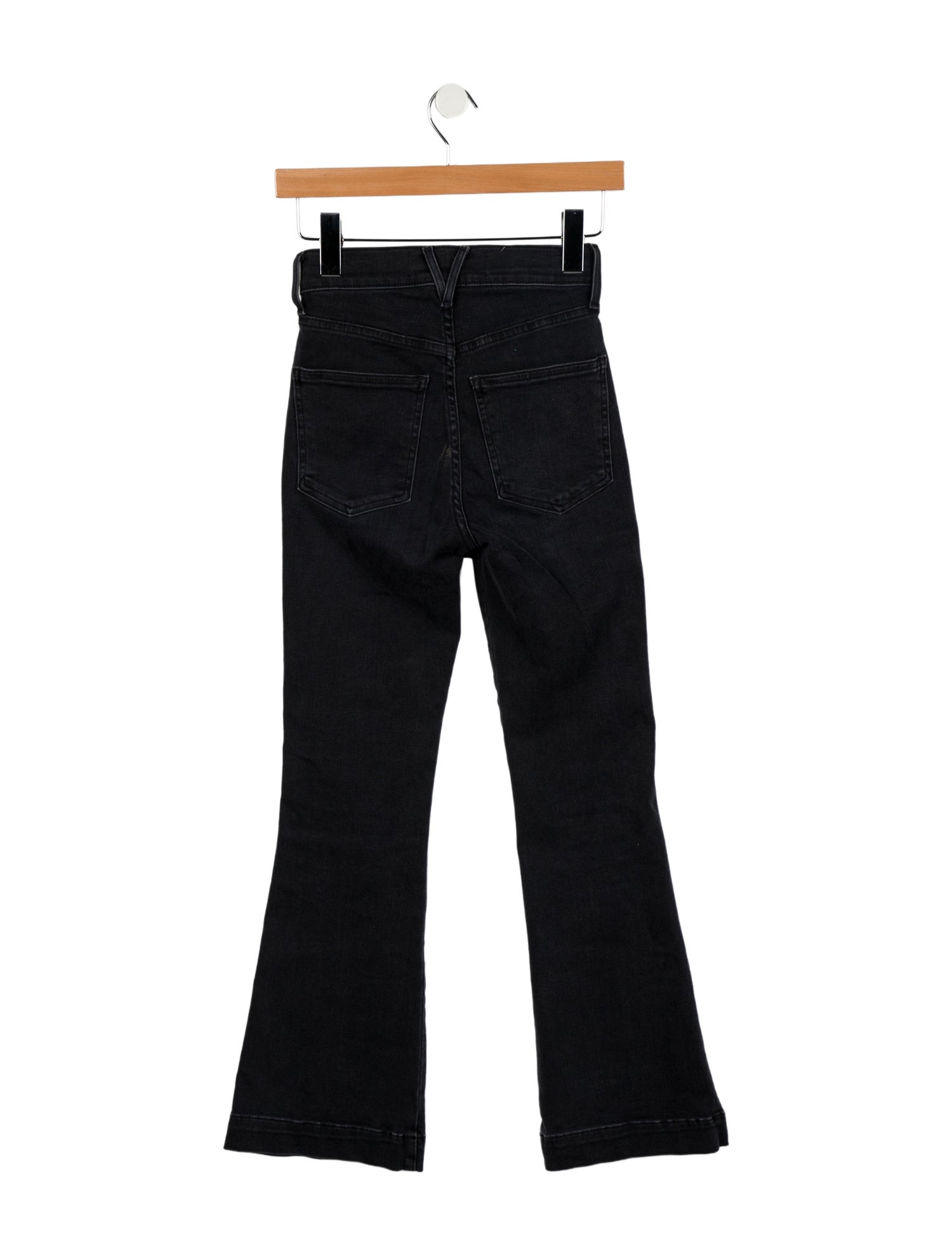 Veronica Beard Mid-Rise Wide Leg Jeans