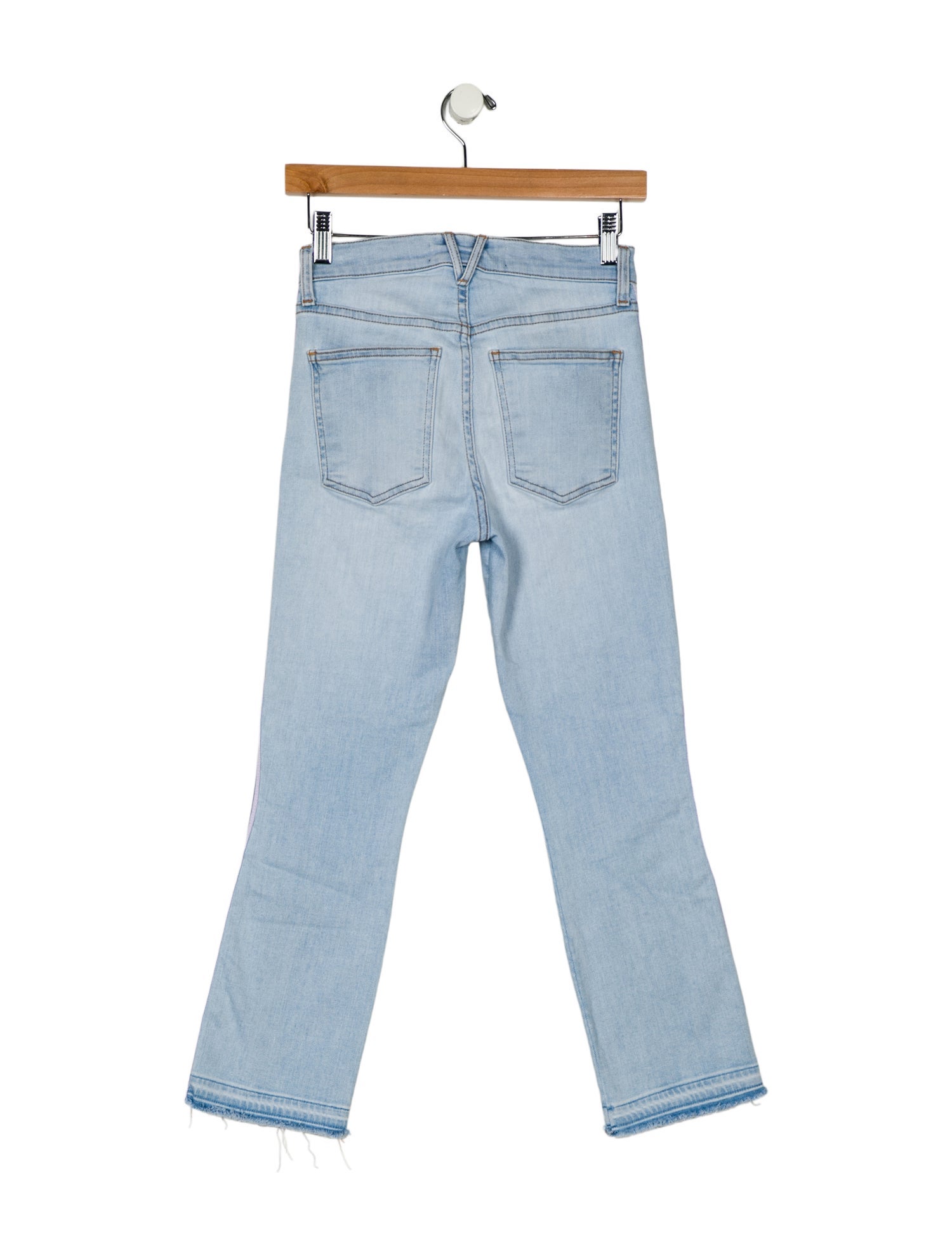 Veronica Beard Mid-Rise Straight Leg Jeans