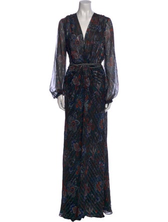 Veronica Beard Silk Long Dress