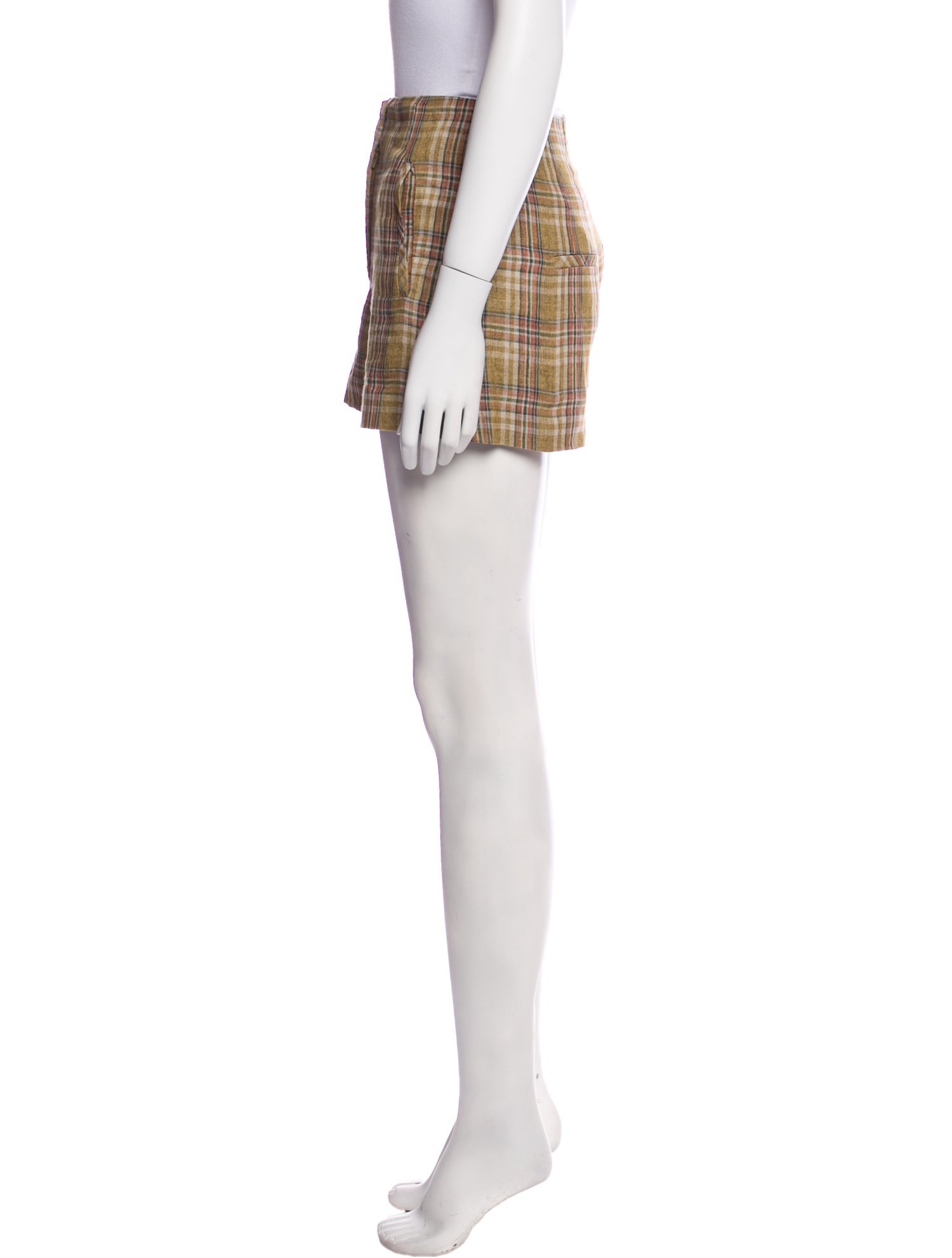 Veronica Beard Linen Mini Shorts