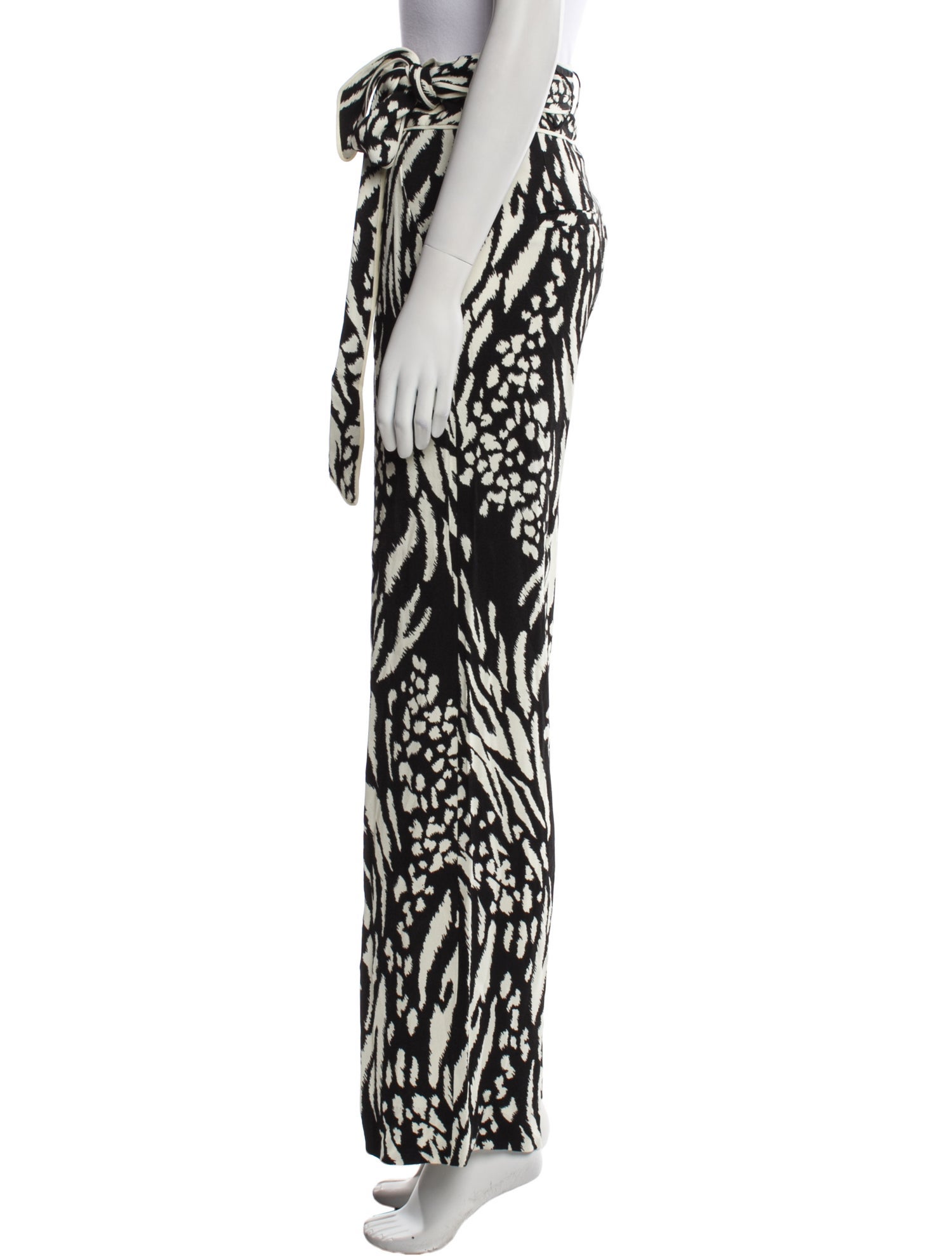 Veronica Beard Printed Wide Leg Pants