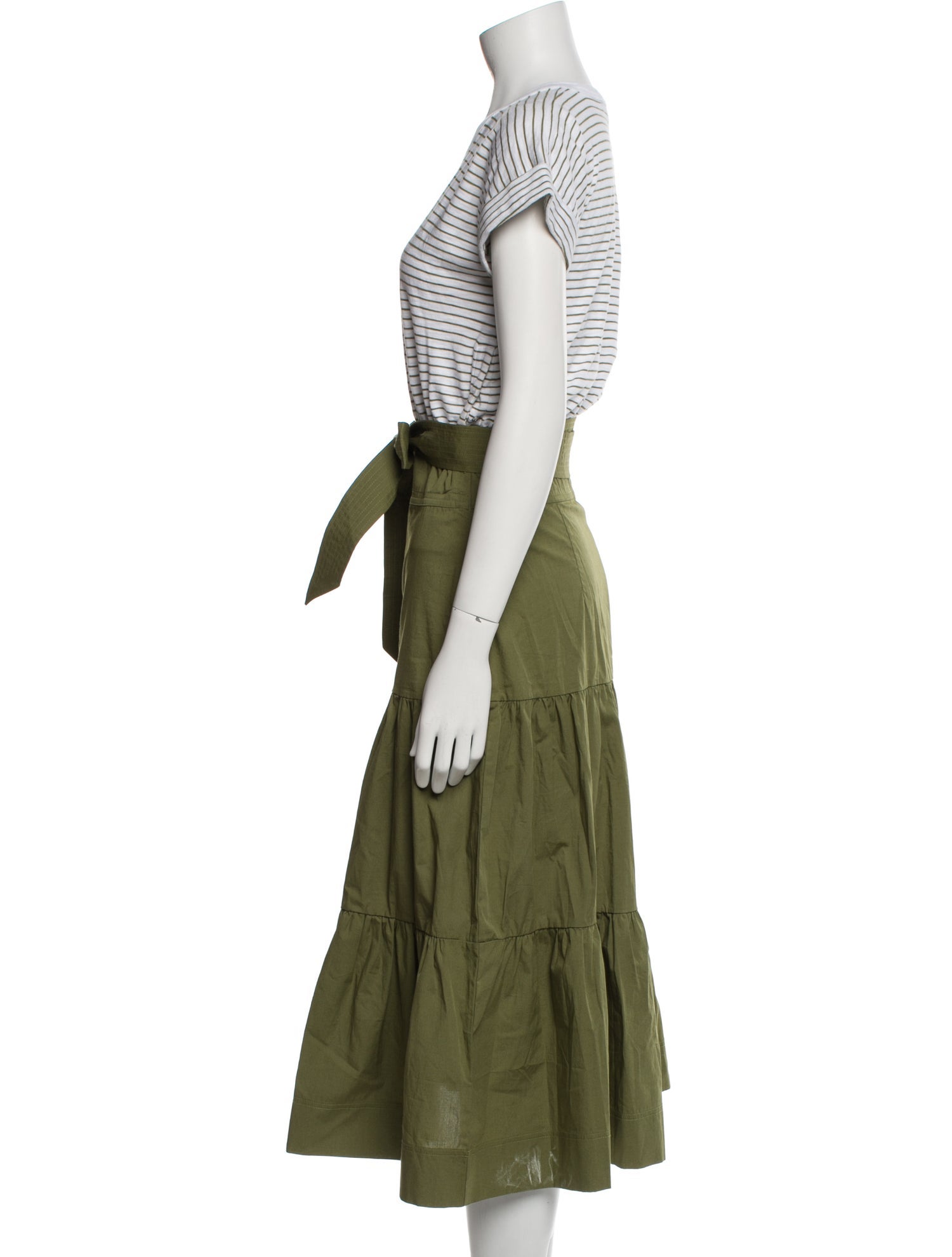 Veronica Beard Striped Long Dress