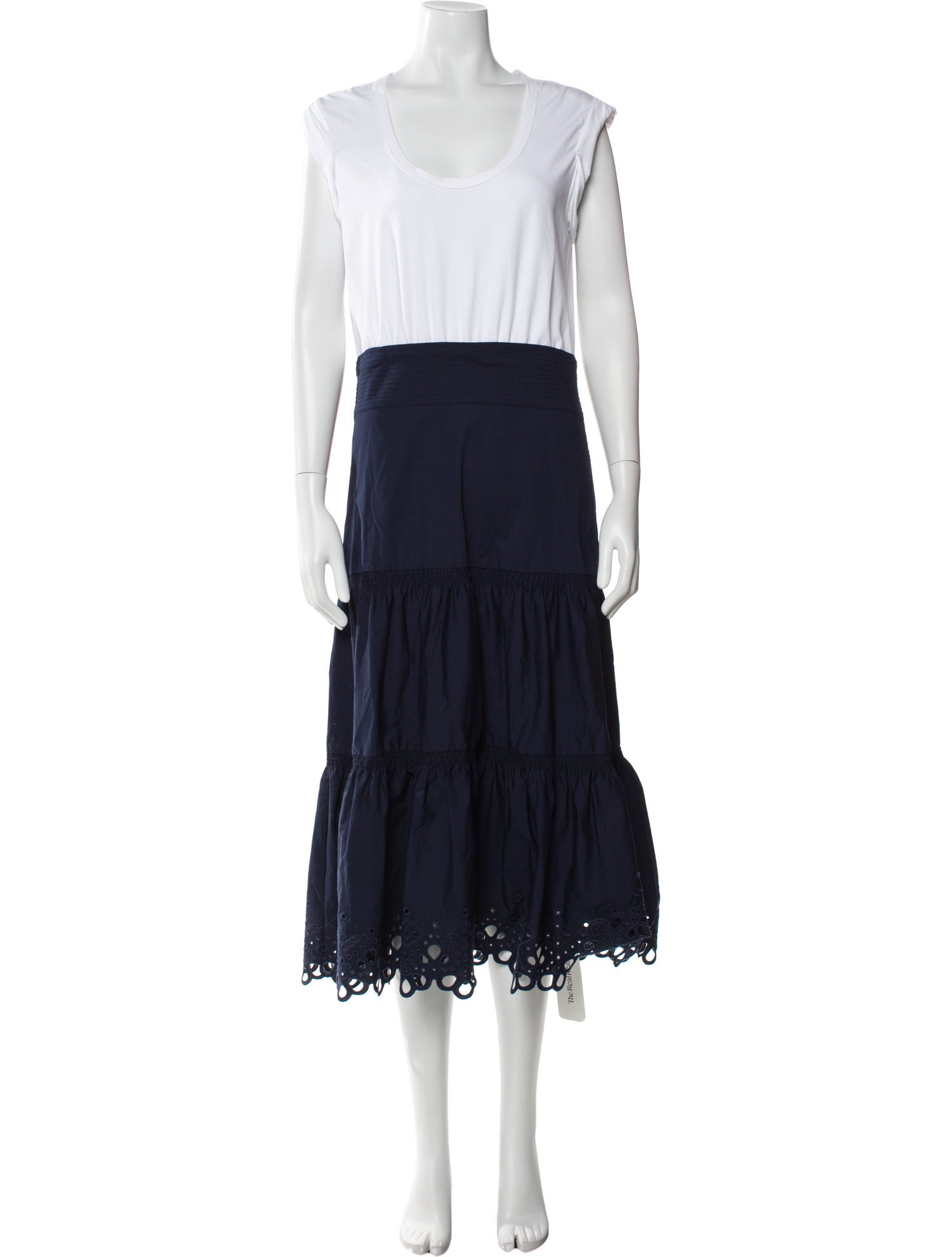 Veronica Beard Colorblock Pattern Long Dress w/ Tags