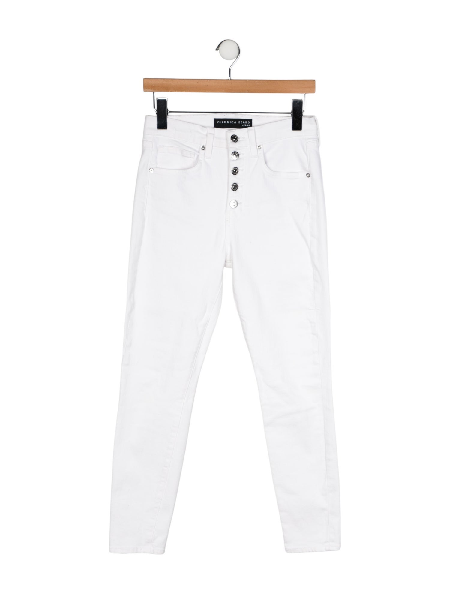 Veronica Beard High-Rise Skinny Leg Jeans