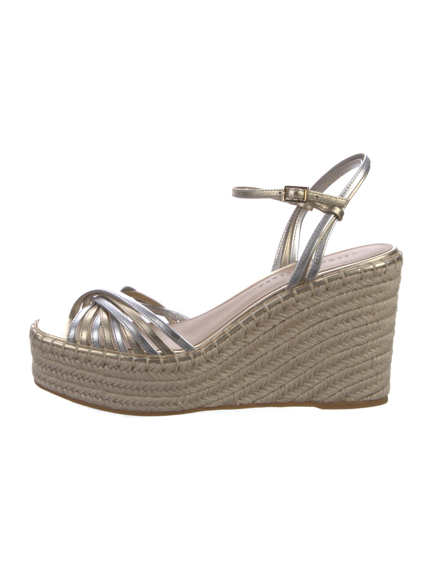 Veronica Beard Leather Braided Accents Espadrilles