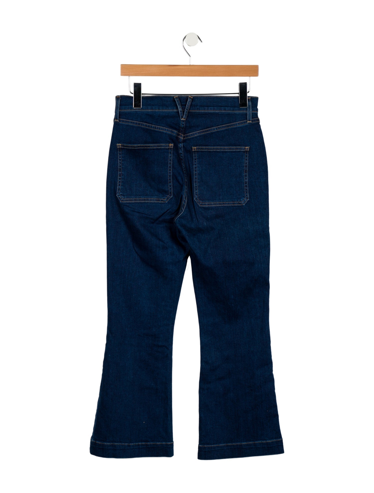 Veronica Beard High-Rise Wide Leg Jeans