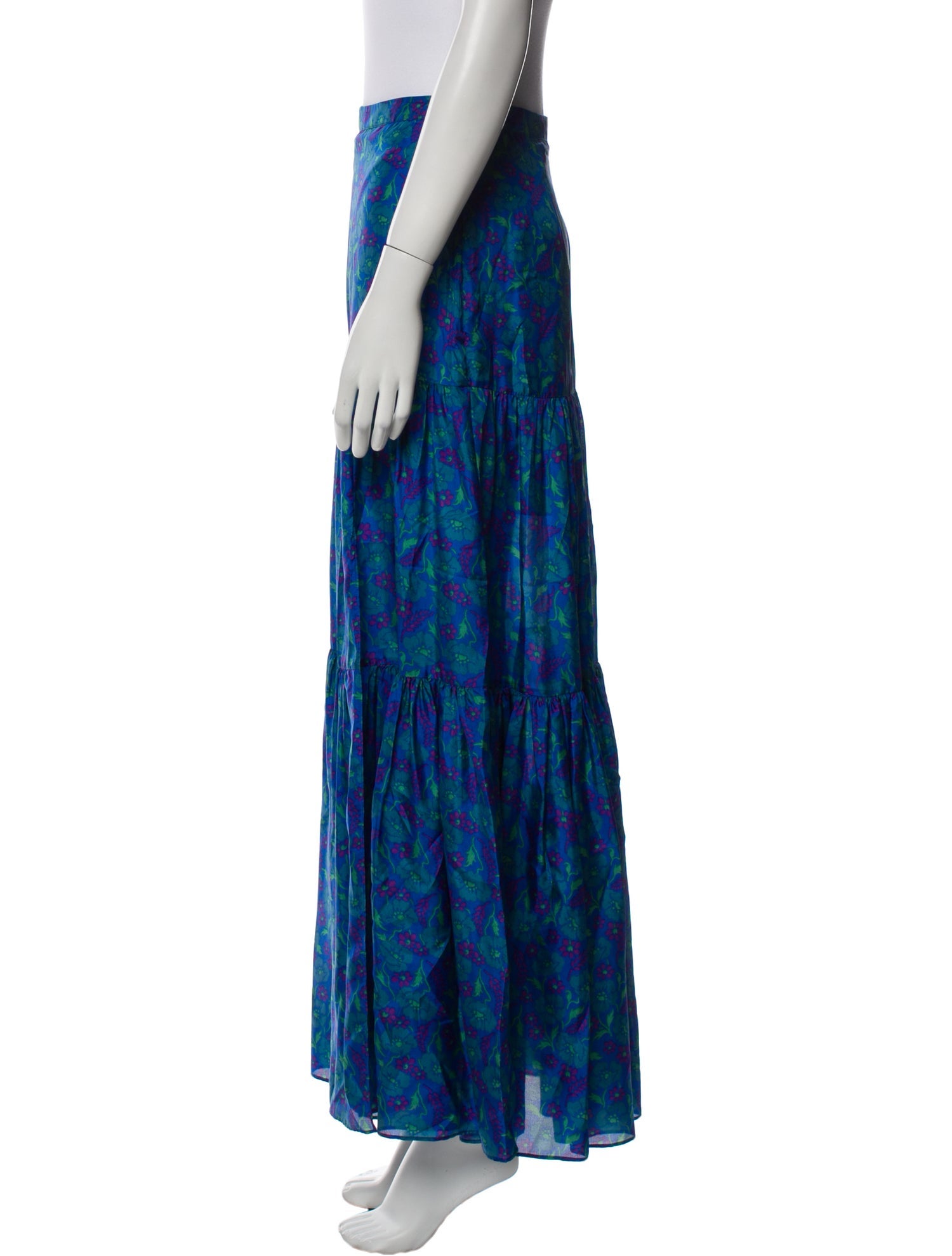 Veronica Beard Silk Long Skirt
