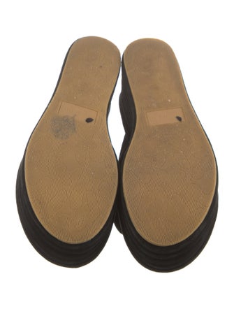 Veronica Beard Suede Floral Print Flip Flops