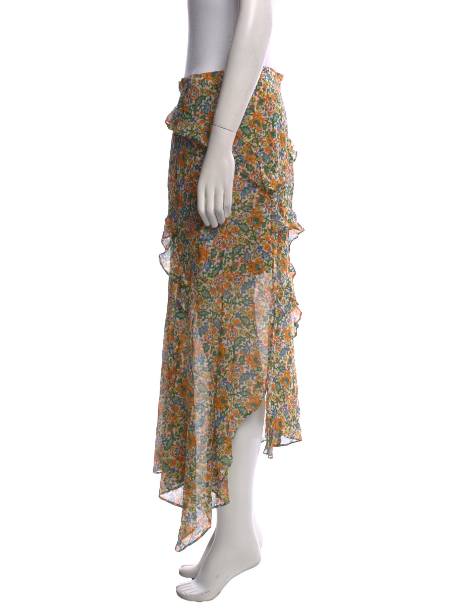 Veronica Beard Silk Midi Length Skirt w/ Tags