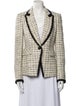 Veronica Beard Tweed Pattern Blazer