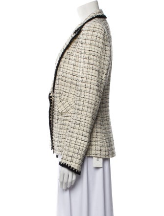 Veronica Beard Tweed Pattern Blazer