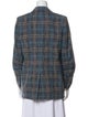 Veronica Beard Plaid Print Blazer