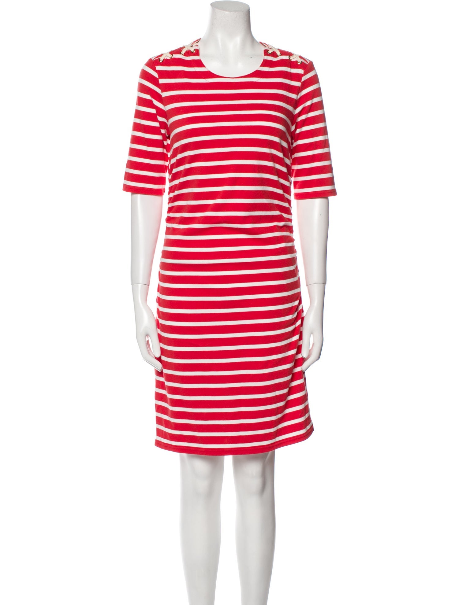 Veronica Beard Striped Knee-Length Dress