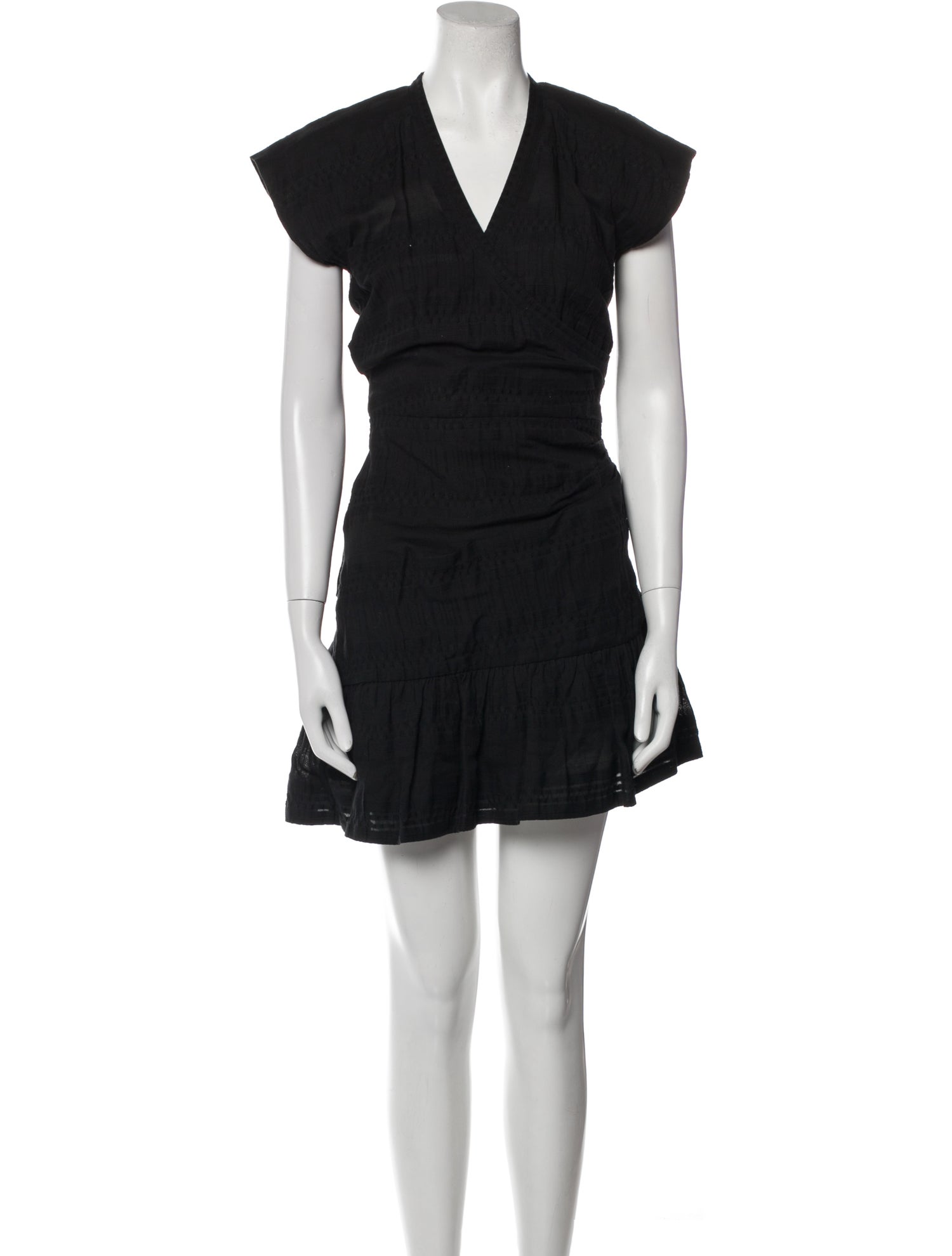 Veronica Beard V-Neck Mini Dress