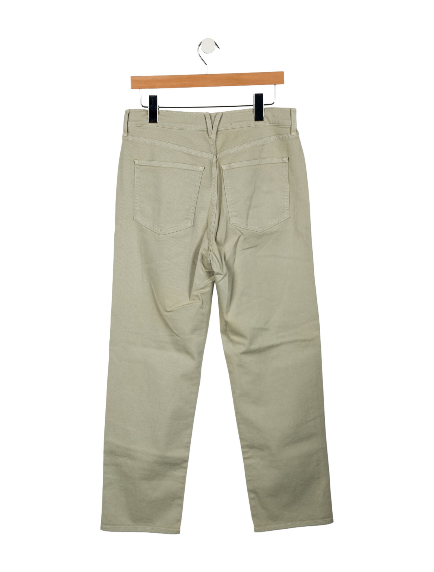 Veronica Beard High-Rise Straight Leg Jeans