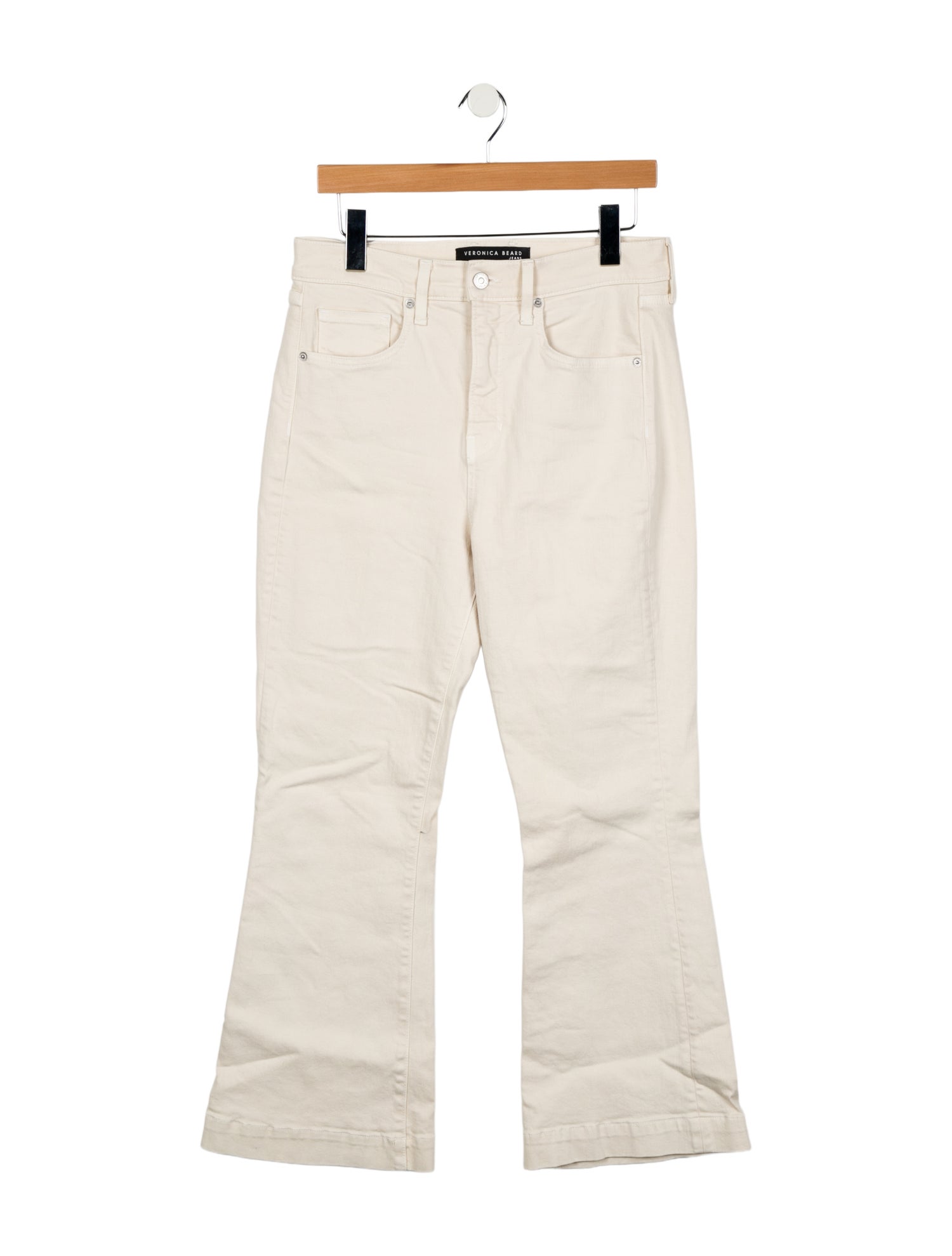 Veronica Beard High-Rise Wide Leg Jeans