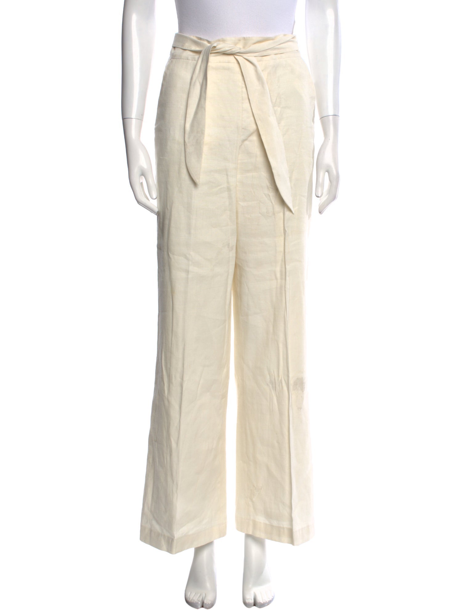 Veronica Beard Linen Wide Leg Pants