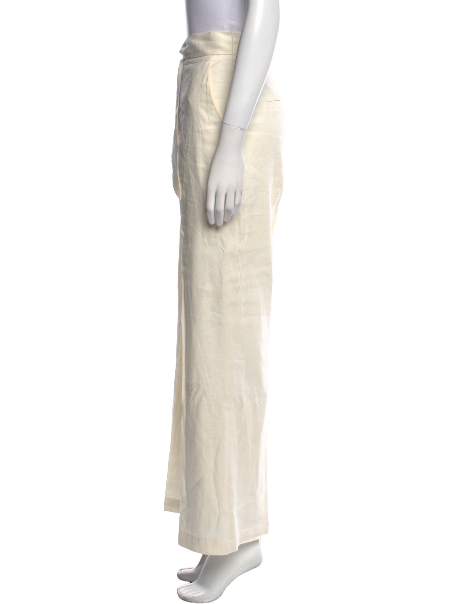 Veronica Beard Linen Wide Leg Pants