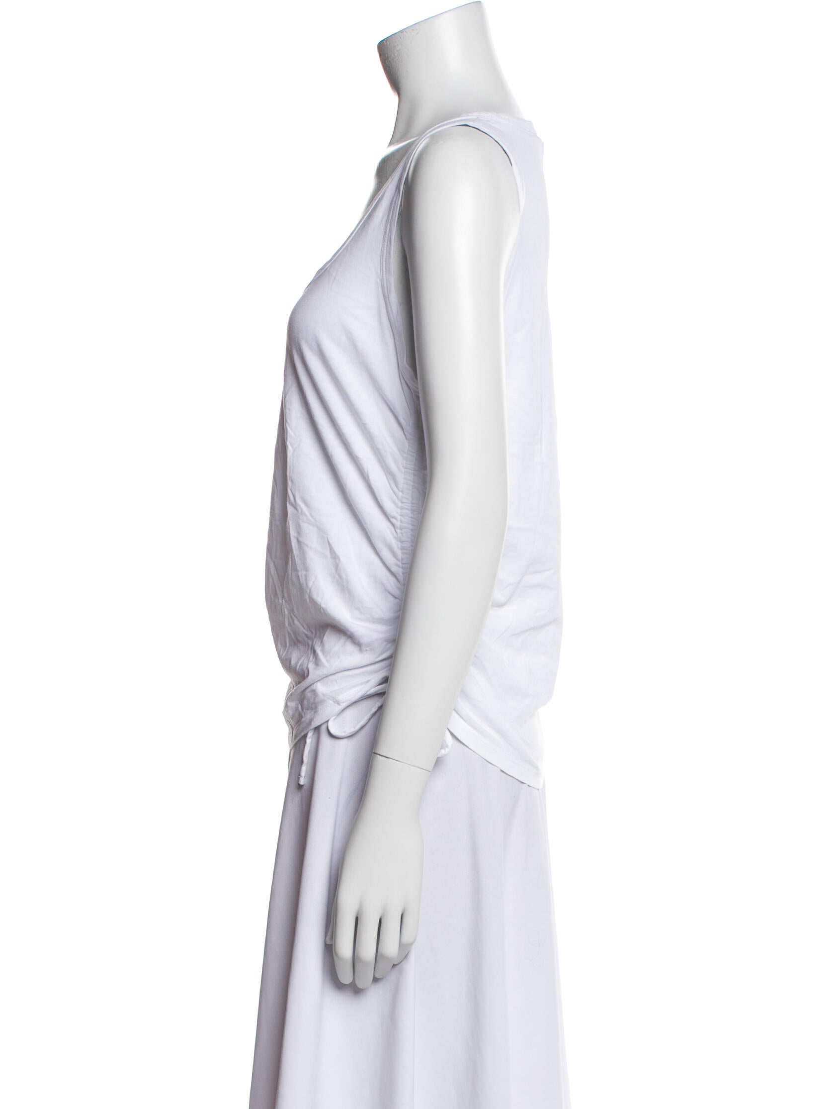 Veronica Beard Scoop Neck Sleeveless Top