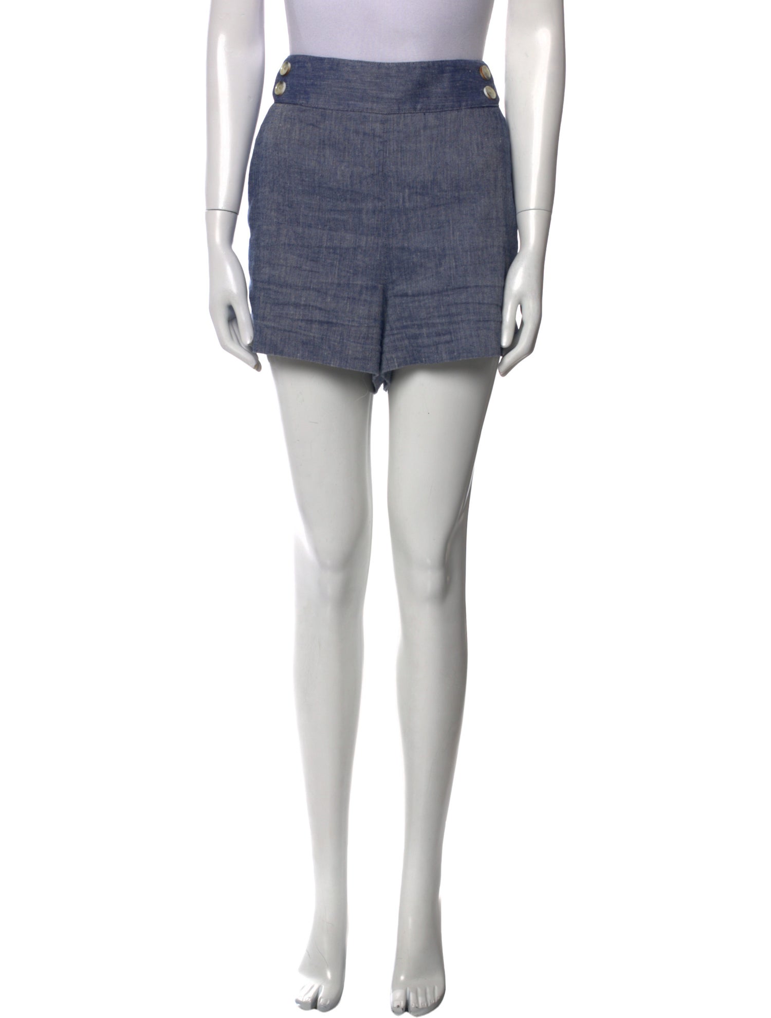 Veronica Beard Linen Mini Shorts