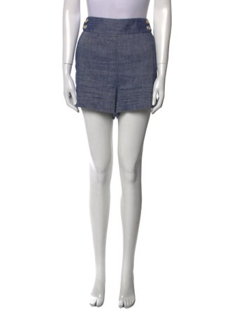 Veronica Beard Linen Mini Shorts