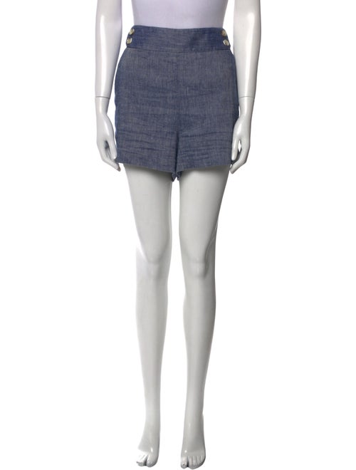 Veronica Beard Linen Mini Shorts