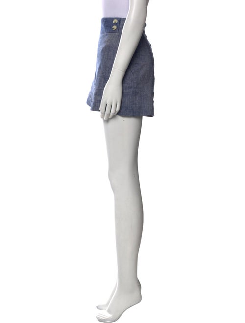 Veronica Beard Linen Mini Shorts