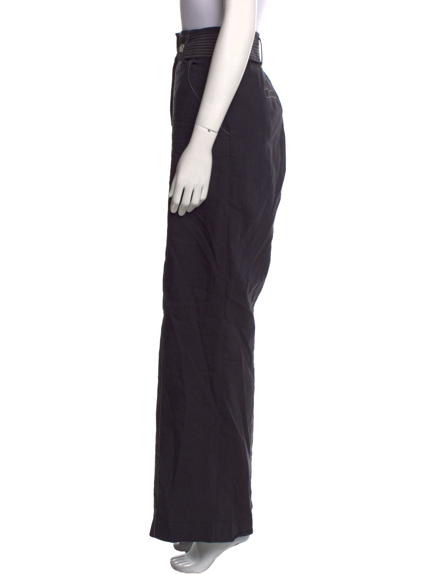 Veronica Beard Linen Wide Leg Pants