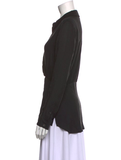 Veronica Beard Silk V-Neck Blouse