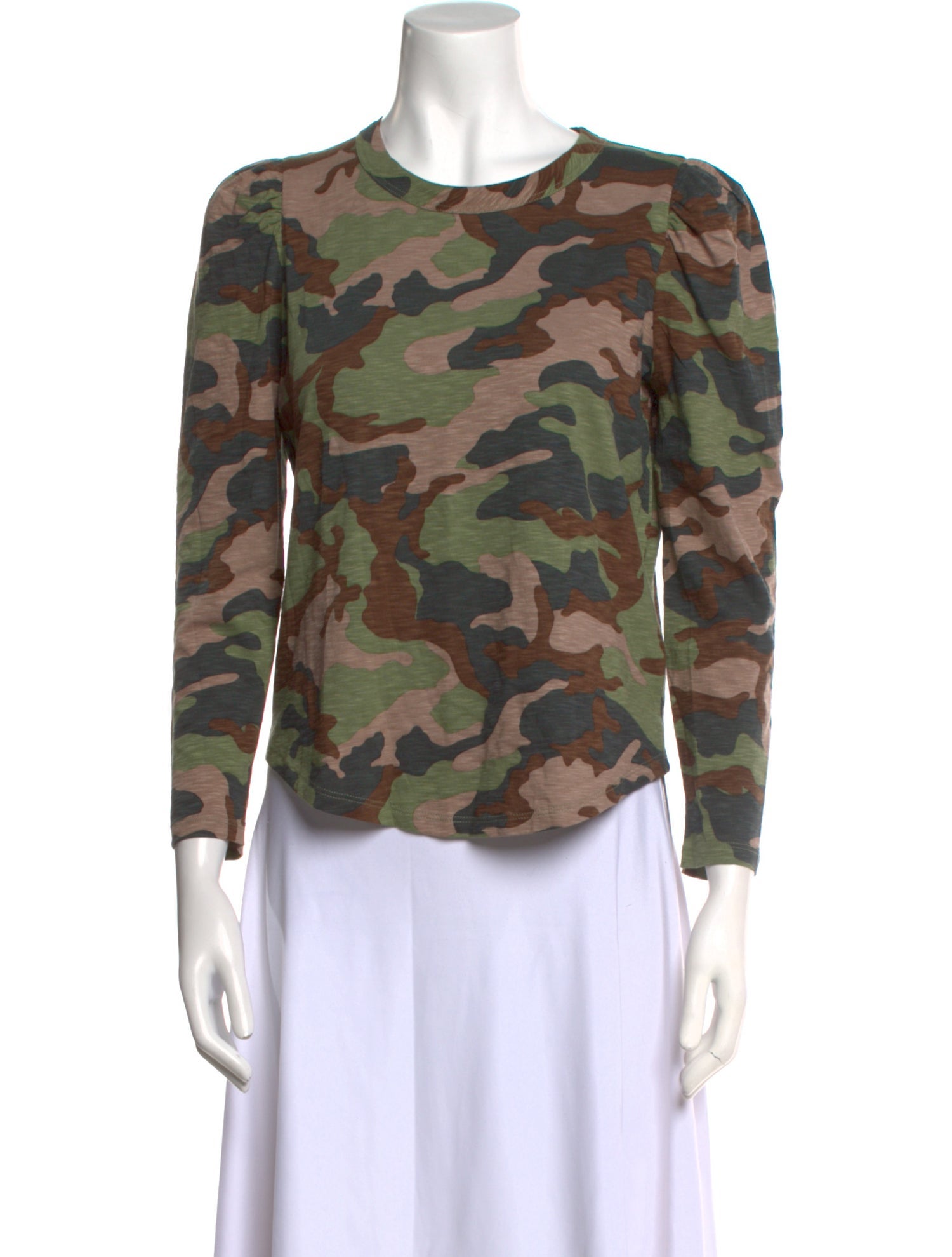 Veronica Beard Printed Scoop Neck Top