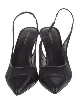 Veronica Beard Mesh Slingback Pumps