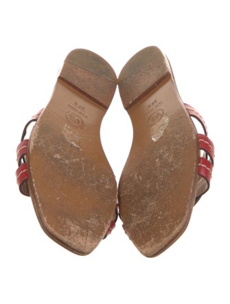 Veronica Beard Leather Slides