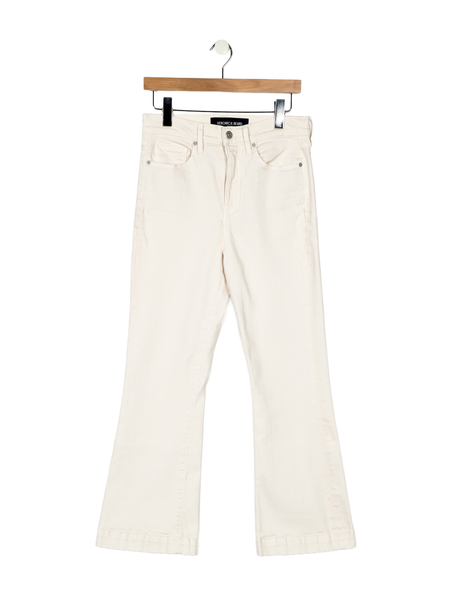 Veronica Beard High-Rise Wide Leg Jeans