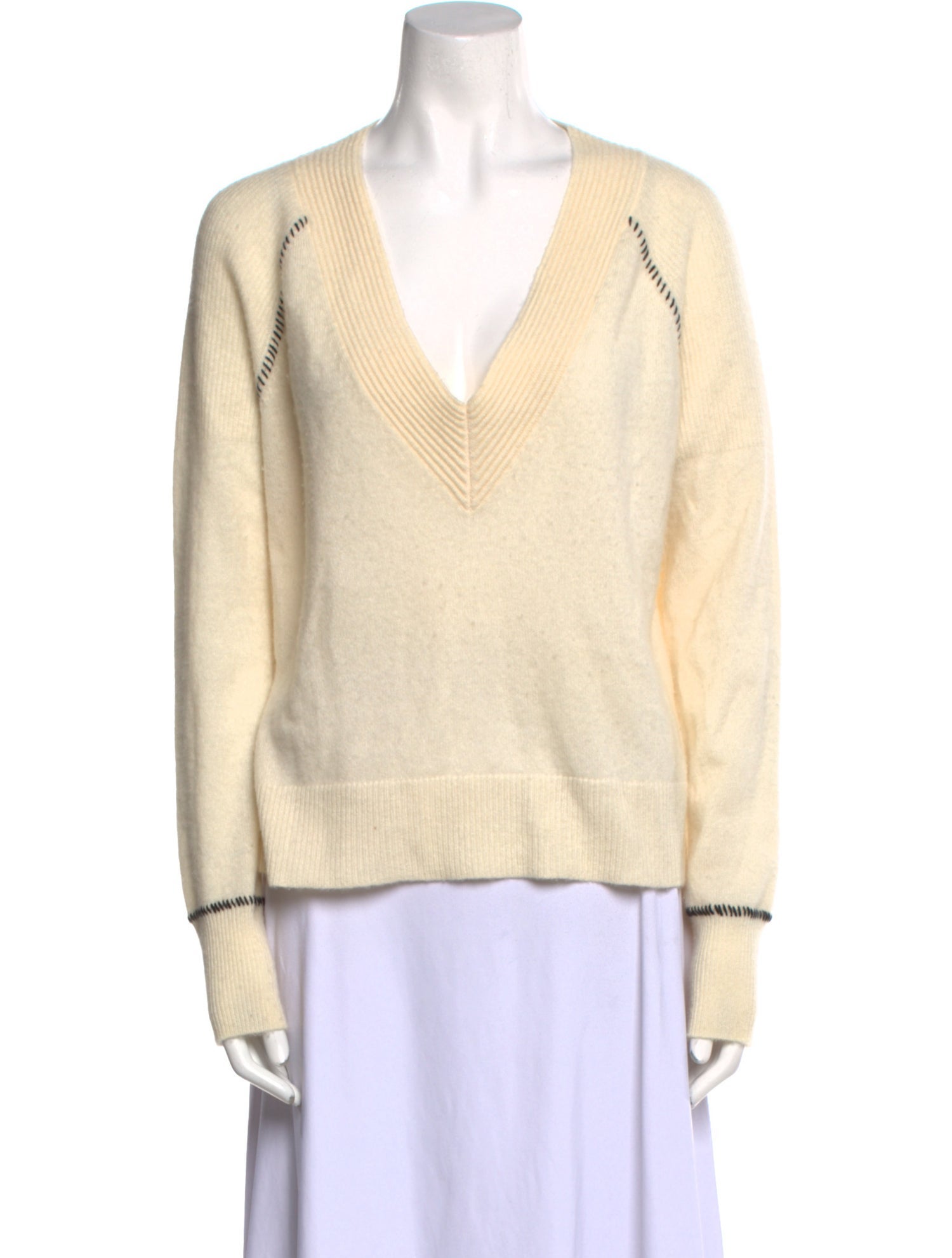 Veronica Beard Cashmere V-Neck Sweater
