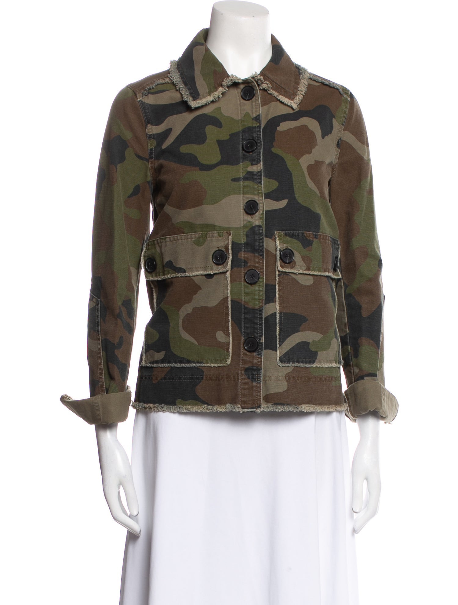 Veronica Beard Printed Utility Jacket