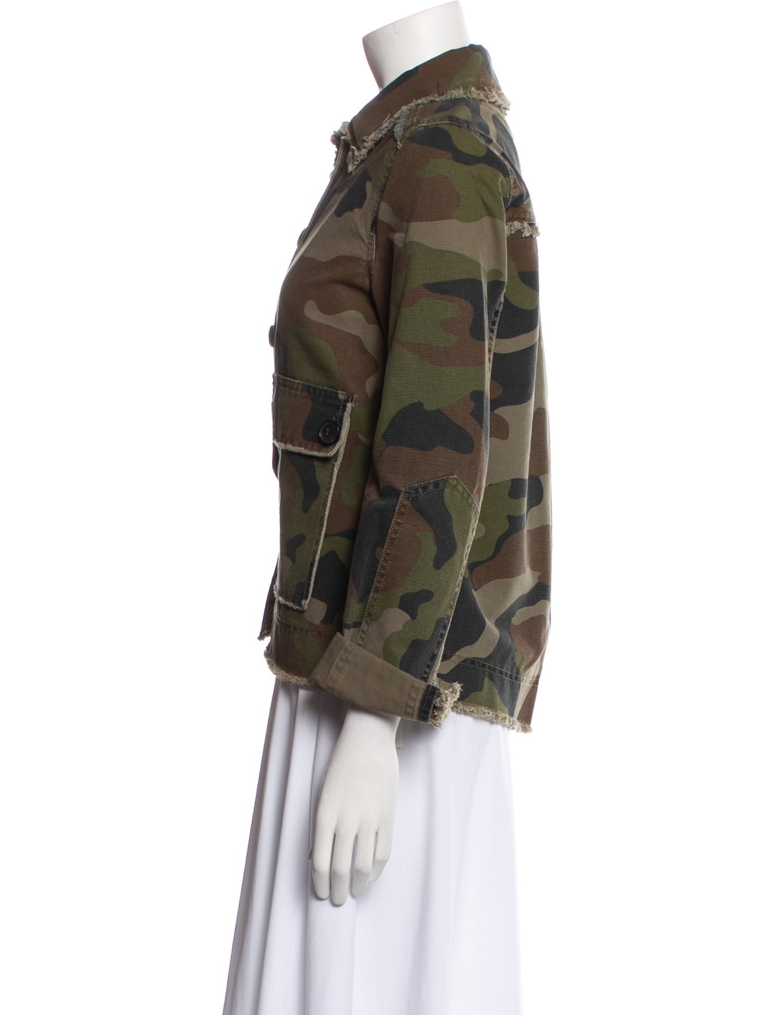 Veronica Beard Printed Utility Jacket