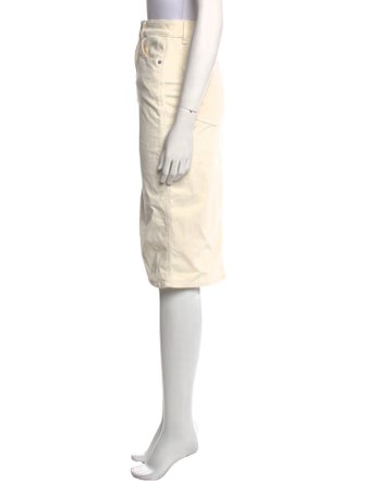 Veronica Beard Raw-Edge Trim Knee-Length Skirt