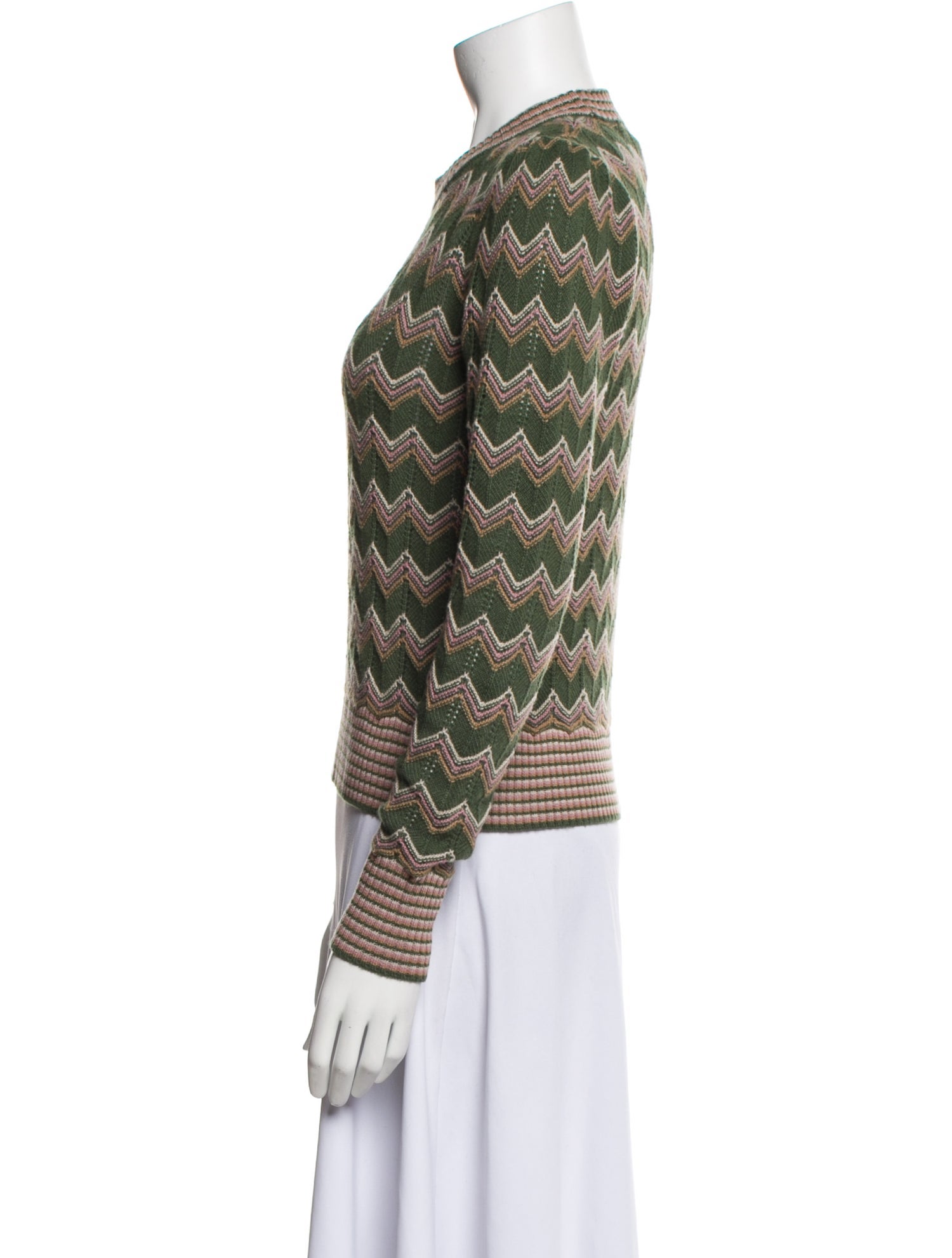 Veronica Beard Printed Crew Neck Sweater w/ Tags