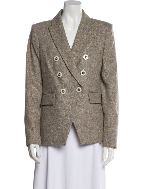Veronica Beard Wool Tweed Pattern Blazer